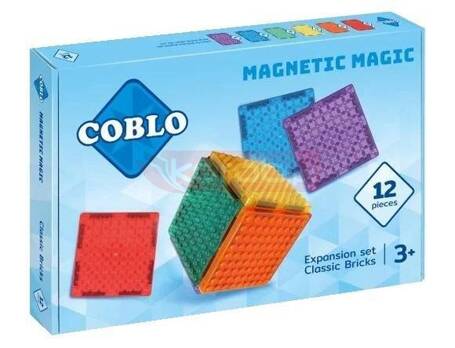 Klocki magnetyczne 12 płytek