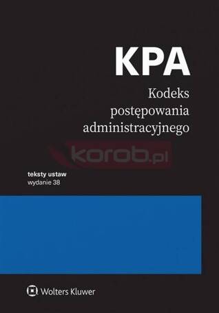 Kodeks postępowania administracyjnego w.38