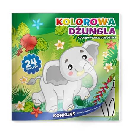 Kolorowanka Kolorowa Dżungla 211