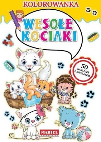 Kolorowanka. Wesołe kociaki