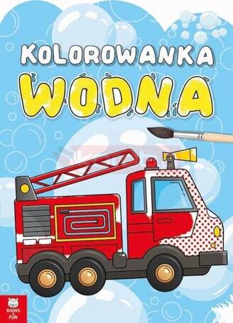 Kolorowanka wodna pojazdy