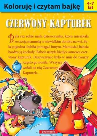 Koloruję i czytam bajkę - Czerwony Kapturek