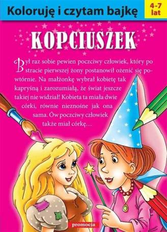 Koloruję i czytam bajkę - Kopciuszek