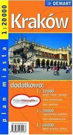 Kraków - plan miasta 1:20 000