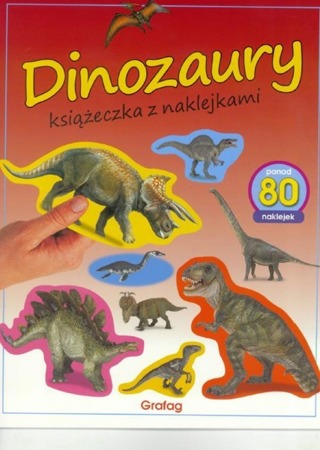 Książeczka z naklejkami. Dinozaury