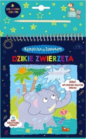 Książeczka ze zdrapkami - dzikie zwierzęta