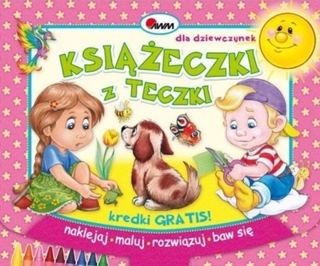 Książeczki z teczki dla dziewczynek AWM