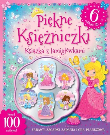 Ksiażka z łamigłówkami. Piękne księżniczk