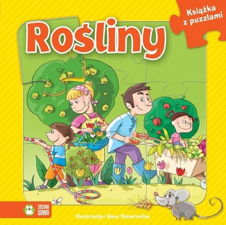 Książka z puzzlami - Rośliny