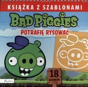 Książka z szablonami. Potrafię rysować.Bad Piggies