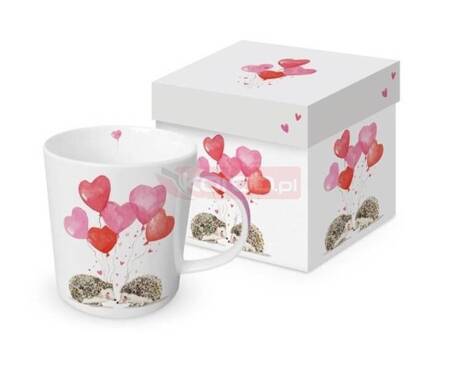 Kubek porcelanowy Jeże z balonami 350ml