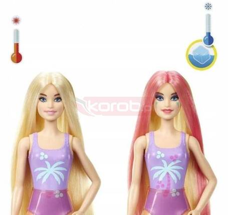 LALKA BARBIE COLOR REVAL zestaw prezentowy SŁOŃCE I DESZCZ HCD24