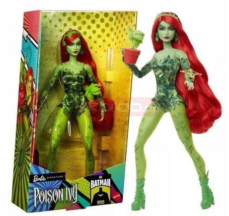 LALKA BARBIE DC BATMAN 85 years POISON IVY Signature lalka kolekcjonerska HRM51