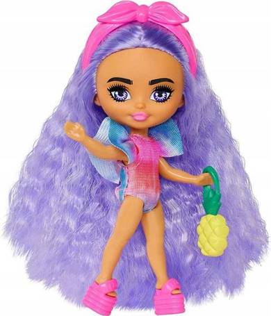 LALKA BARBIE EXTRA FLY MINI MINIS plażowy strój HPN06