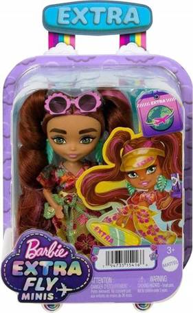 LALKA BARBIE EXTRA FLY MINIS strój plażowy HPB18