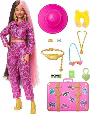 LALKA BARBIE EXTRA FLY zestaw wakacyjny SAFARI HNP86