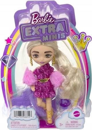 LALKA BARBIE EXTRA MINIS lalka królowa HJK67