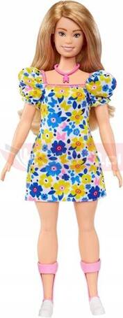 LALKA BARBIE FASHIONISTAS Down Syndrome HJT05