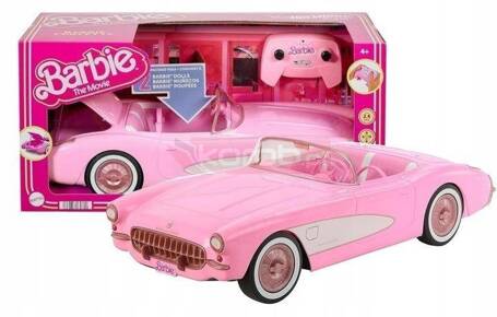 LALKA BARBIE FILMOWE AUTO HOT WHEELS CORVETTE samochód zdalnie sterowany RC HPW40