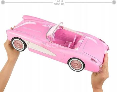 LALKA BARBIE FILMOWE AUTO HOT WHEELS CORVETTE samochód zdalnie sterowany RC HPW40