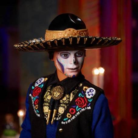 LALKA BARBIE KEN kolekcjonersk DIA DE MUERTOS 2022 HBY10