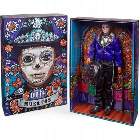 LALKA BARBIE KEN kolekcjonerska DIA DE MUERTOS 2023 HJX15