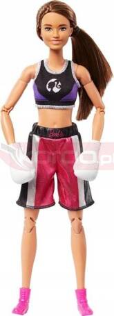 LALKA BARBIE MADE TO MOVE sportowiec BOKSERKA HRG40