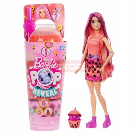 LALKA BARBIE POP REVEAL BUBBLE TEA Mango, pachnąca lalka HTJ22