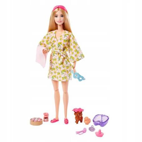 LALKA BARBIE RELAKS SPA zestaw z pieskiem HKT90