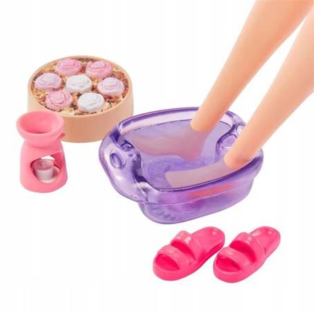 LALKA BARBIE RELAKS SPA zestaw z pieskiem HKT90