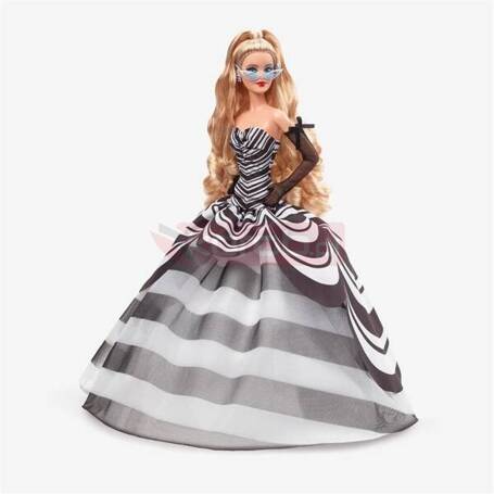 LALKA BARBIE kolekcjonerska 65th Anniversary Doll With Blonde Hair HRM58