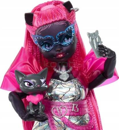 LALKA MONSTER HIGH CATTY NOIR lalka z czarnym kotkiem-sfinksem Amulette HXH76