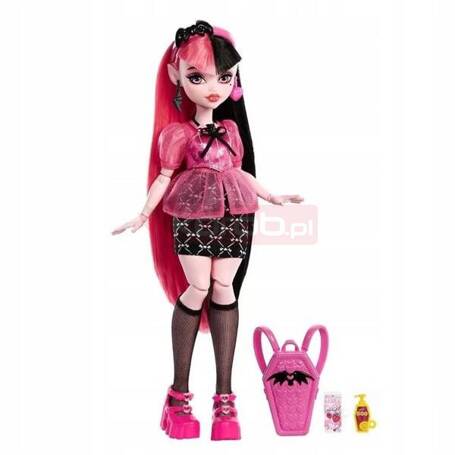 LALKA MONSTER HIGH DRACULAURA DAY OUT lalka +akcesoria HKY71