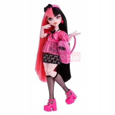 LALKA MONSTER HIGH DRACULAURA DAY OUT lalka +akcesoria HKY71