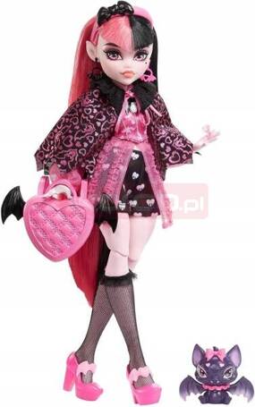 LALKA MONSTER HIGH DRACULAURA + akcesoria HHK51