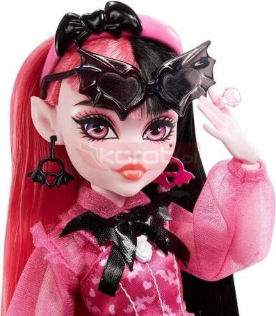 LALKA MONSTER HIGH DRACULAURA + akcesoria HHK51