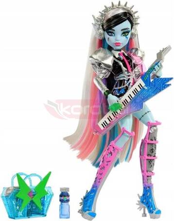 LALKA MONSTER HIGH FRANKIE STEIN Elektryzujący styl, lalka + akcesoria HNF84