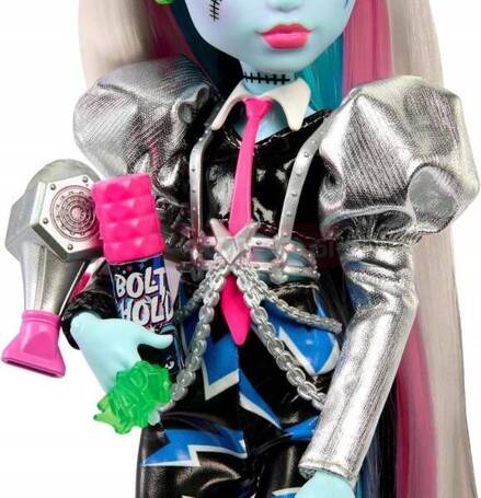 LALKA MONSTER HIGH FRANKIE STEIN Elektryzujący styl, lalka + akcesoria HNF84