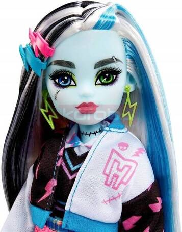 LALKA MONSTER HIGH FRANKIE STEIN + akcesoria HHK53