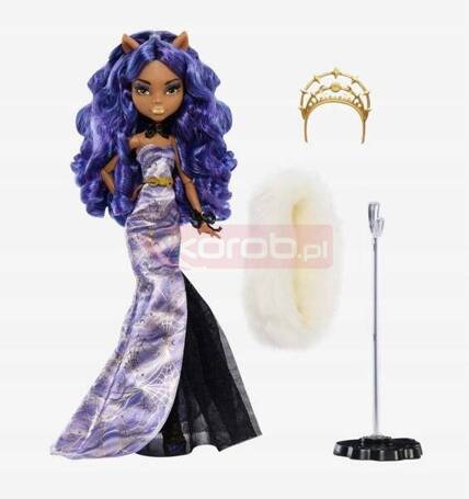 LALKA MONSTER HIGH Howliday Winter Edition Clawdeen Wolf Doll + akcesoria HNF97