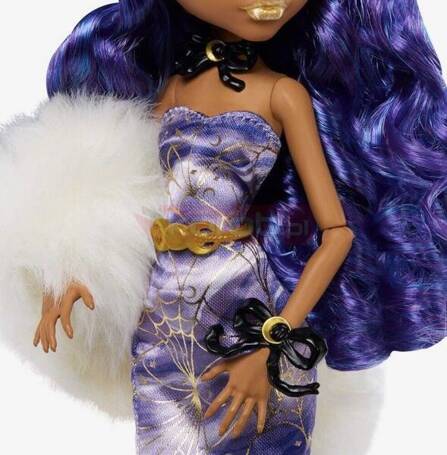 LALKA MONSTER HIGH Howliday Winter Edition Clawdeen Wolf Doll + akcesoria HNF97