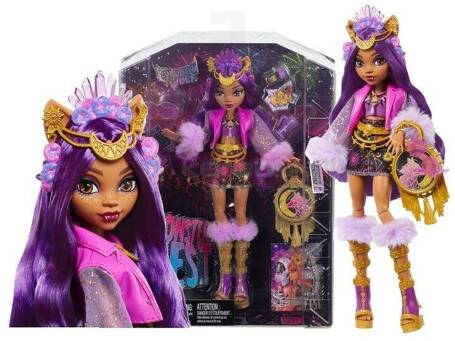 LALKA MONSTER HIGH MONSTER FEST FESTIWALOWE STYLIZACJE Clawdeen Wolf HXH80