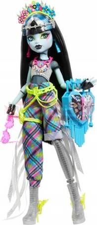 LALKA MONSTER HIGH MONSTER FEST FESTIWALOWE STYLIZACJE Frankie Stein HXH79