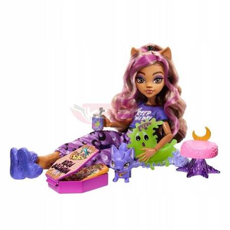 LALKA MONSTER HIGH PIDŻAMA PARTY Clawdeen Wolf HKY HKY67