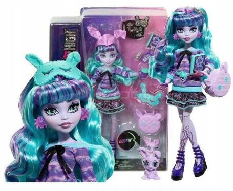 LALKA MONSTER HIGH PIDŻAMA PARTY Twyla HLP87