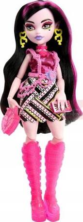 LALKA MONSTER HIGH STRASZYSEKRETY Draculaura seria neonowa HNF78