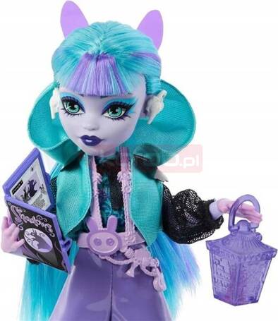 LALKA MONSTER HIGH STRASZYSEKRETY Twyla seria neonowa HNF82