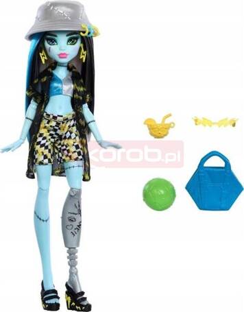 LALKA MONSTER HIGH WYSPA STRASZY-RAJ Frankie Stein w kostiumie kąpielowym HRP68