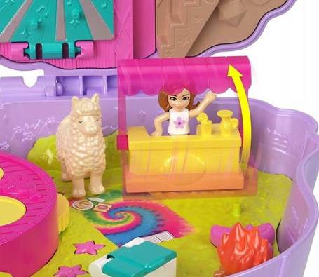 LALKA POLLY POCKET BIWAKOWA LAMA zestaw do zabawy HKV33