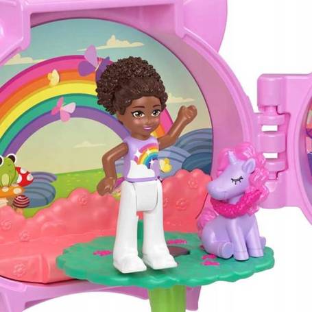 LALKA POLLY POCKET JEDNOROŻEC + LALECZKA HHW31